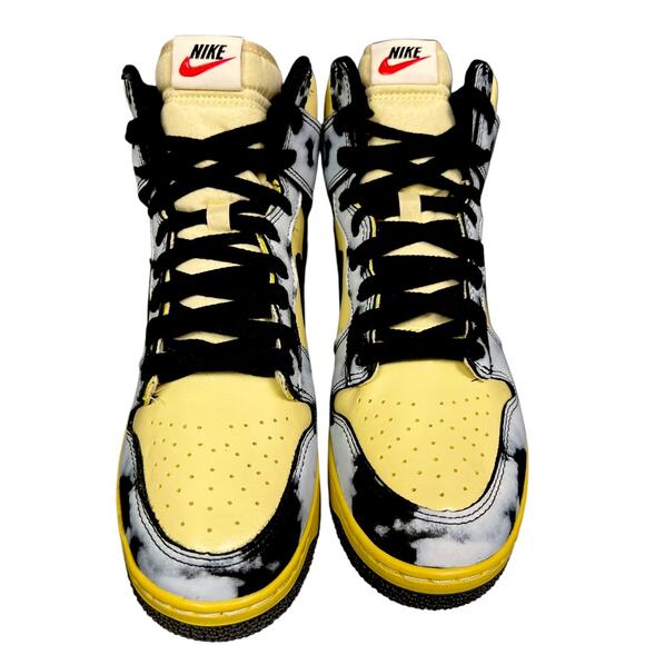 NIB Nike Dunk Hi 1985 SP Lemon Drop Black-Saturn Gold High Top Men's 8.5 - Picture 2 of 9